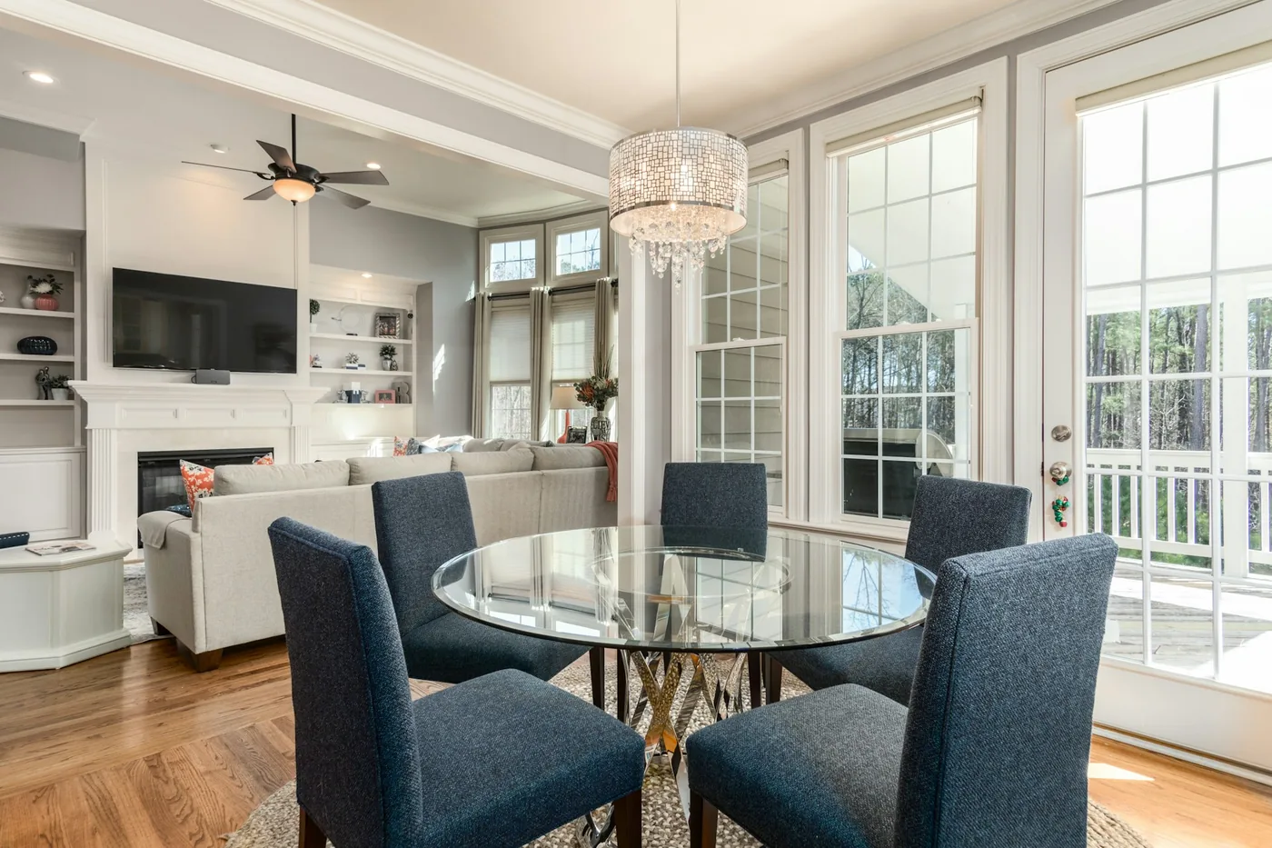 Featured apartment living space